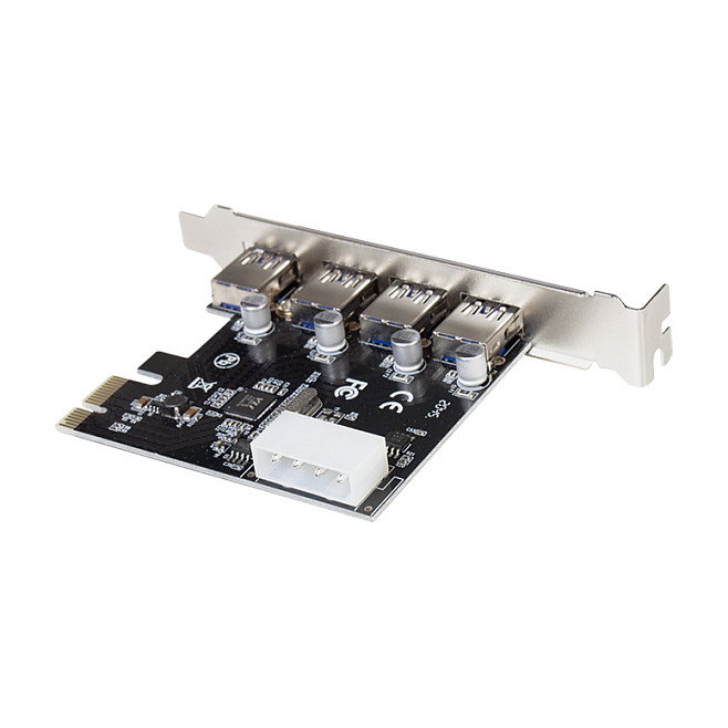 LogiLink PC0057A Controladora de 4 Puertos USB 3.0 PCI Express LogiLink PC0057A Controladora de 4 Puertos USB 3.0 PCI Express