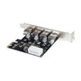 LogiLink PC0057A Controladora de 4 Puertos USB 3.0 PCI Express