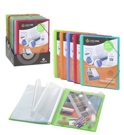 CARCHIVO Carpeta con Fundas Tarifario Espiral A4 con 60 Fundas