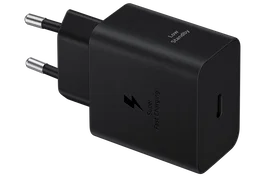 Samsung Adaptador de Carga Rápida 45 W USB-C con Cable USB-C a USB-C EP-T4511XBEGEU Negro