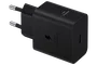 Samsung Adaptador de carga rápida 45W con cable USB-C, EP-T4511XBEGEU, Negro