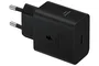 Samsung Adaptador de carga rápida 45W con cable USB-C, EP-T4511XBEGEU, Negro