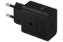 Samsung Adaptador de carga rápida 45W con cable USB-C, EP-T4511XBEGEU, Negro