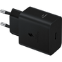 Samsung Cargador Super Rápido de 45W EP-T4511XBEGEU con Cable USB-C 1.8m, Tecnología Super Fast Charging 2.0, Color Negro