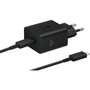 Samsung Cargador Super Rápido de 45W EP-T4511XBEGEU con Cable USB-C 1.8m, Tecnología Super Fast Charging 2.0, Color Negro