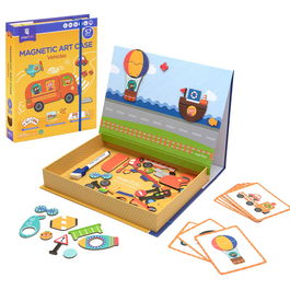 MIEREDU Maletín Magnético ME151 Vehículos para Niños +3 Años