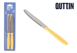 Inde Set 4 Cuchillos de Postre Sierra Yvory 10 - Dimensiones: 28.8 cm (Largo) x 6.8 cm (Ancho) x 1.6 cm (Alto) (18 Cajas)