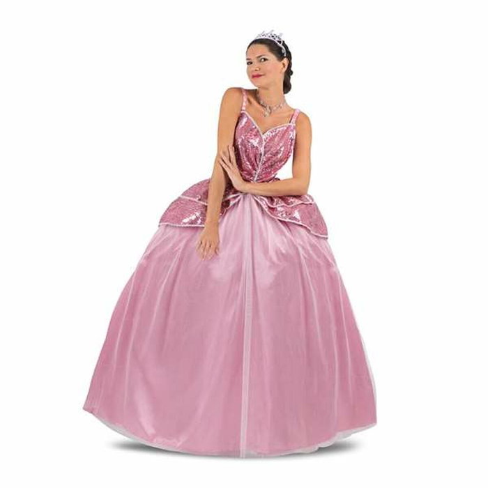 My Other Me Disfraz Princesa Rosa con Tiara, Vestido y Enagua Talla S