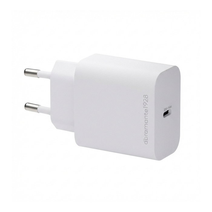 Grover Re-Charge Netzteil 20W 3A PD/PPS USB-C (Europa) - Groverpackung - Weiß - Referencia dbramante1928 Grover Re-Charge Netzteil 20W 3A PD/PPS USB-C (Europa) - Groverpackung - Weiß - Referencia dbramante1928