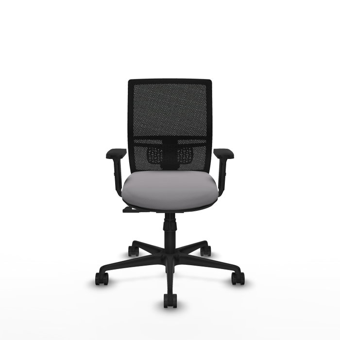 PIQUERAS Y CRESPO Silla de oficina Yunquera con mecanismo Sincro, Gris y Negro PIQUERAS Y CRESPO Silla de oficina Yunquera con mecanismo Sincro, Gris y Negro