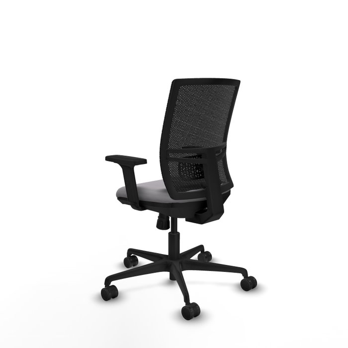 PIQUERAS Y CRESPO Silla de oficina Yunquera con mecanismo Sincro, Gris y Negro PIQUERAS Y CRESPO Silla de oficina Yunquera con mecanismo Sincro, Gris y Negro