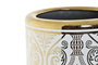 DKD Home Decor Paraguero Romantico Blanco Dorado 22 x 46 x 22 cm (2 Unidades)