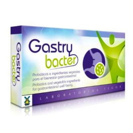 TEGOR Gastrybacter 40 Cápsulas Probióticos Manzanilla Jengibre