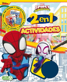 DISNEY LIBROS Spidey y su superequipo. Actividades 2 en 1