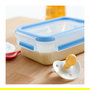 Emsa 508566 - Set de 3 Frischhaltedosen Clip & Close, Rectangular, Transparente, BPA Free, TPE, Apto Lavavajillas y Microondas, 167 * 226 * 99 mm