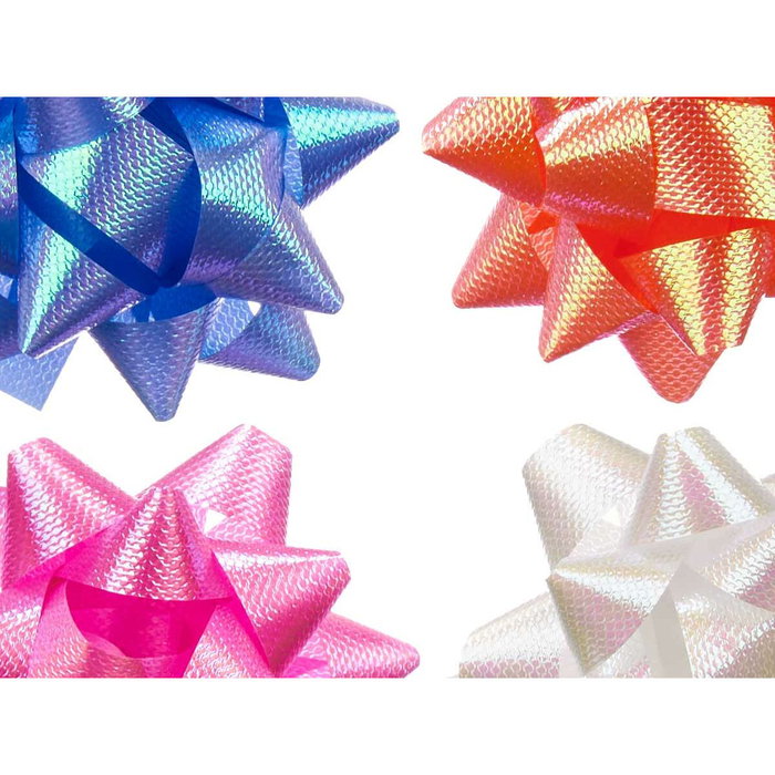 Lazos Pincello PVC 6 cm 21 x 24,5 x 5 cm Brillo Pastel (12 Unidades)