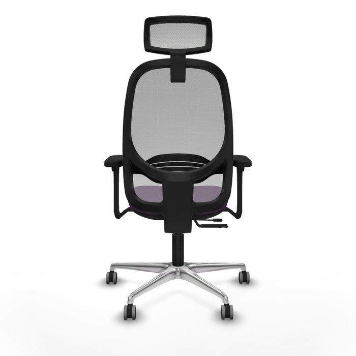 PIQUERAS Y CRESPO Silla de oficina Cilanco con mecanismo Sincro/Traslack Morado y Gris