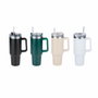 Interne Alpina Taza termo de 1200 ml con pajita, colores surtidos