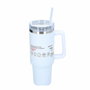 Interne Alpina Taza termo de 1200 ml con pajita, colores surtidos