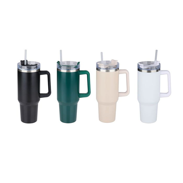 Interne Alpina Taza Termo Acero Inoxidable 1200 ml Pajita Frío 12h Caliente 5-6h Colores Surtidos