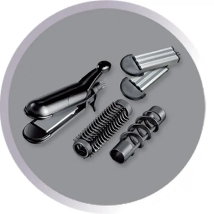 Remington S8670 Multistyler 5 en 1 Plancha para el cabello: alisa, riza, ondula, espiral y gofra. Tecnología iónica cerámica.