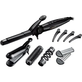 Remington S8670 Multistyler 5 en 1 para el Cabello: Plancha, Riza, Ola, Ondula y Riza - Tecnología Cerámica Iónica