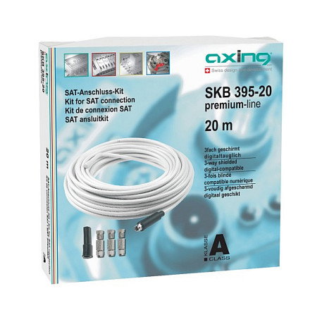Axing SKB 395-20 Cable coaxial de 20m Axing SKB 395-20 Cable coaxial de 20m