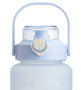 DKD Home Decor Pack de 3 Botellas de 2000 ml Libres de BPA con Cierre Hermético