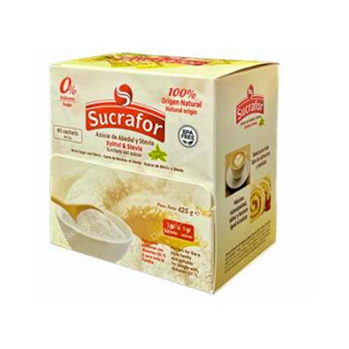 Sucrafor Edulcorante Xilitol y Stevia 85 Sobres Sucrafor Edulcorante Xilitol y Stevia 85 Sobres