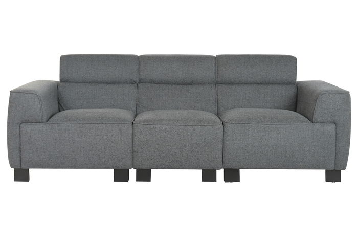 DKD Home Decor Sofá Moderno Gris Oscuro 231 x 170 x 82 cm