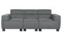 DKD Home Decor Sofá Moderno Gris Oscuro 231 x 170 x 82 cm