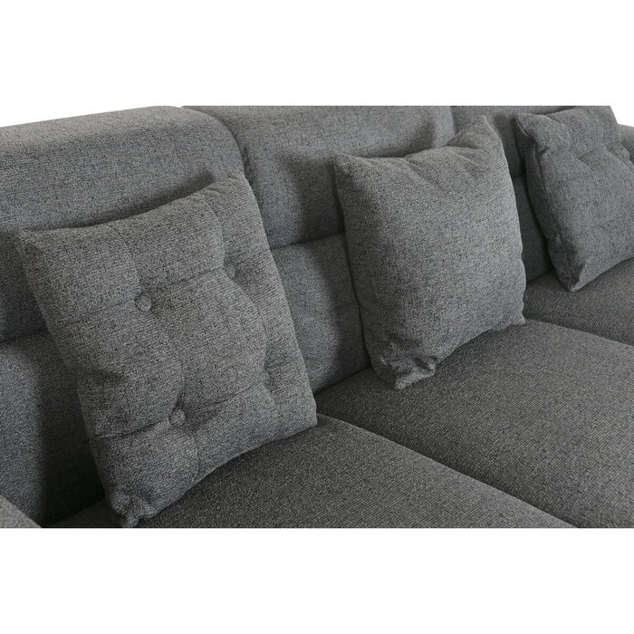 DKD Home Decor Sofá Modular Gris Oscuro DKD Home Decor Sofá Modular Gris Oscuro