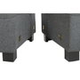 DKD Home Decor Sofá Modular Gris Oscuro