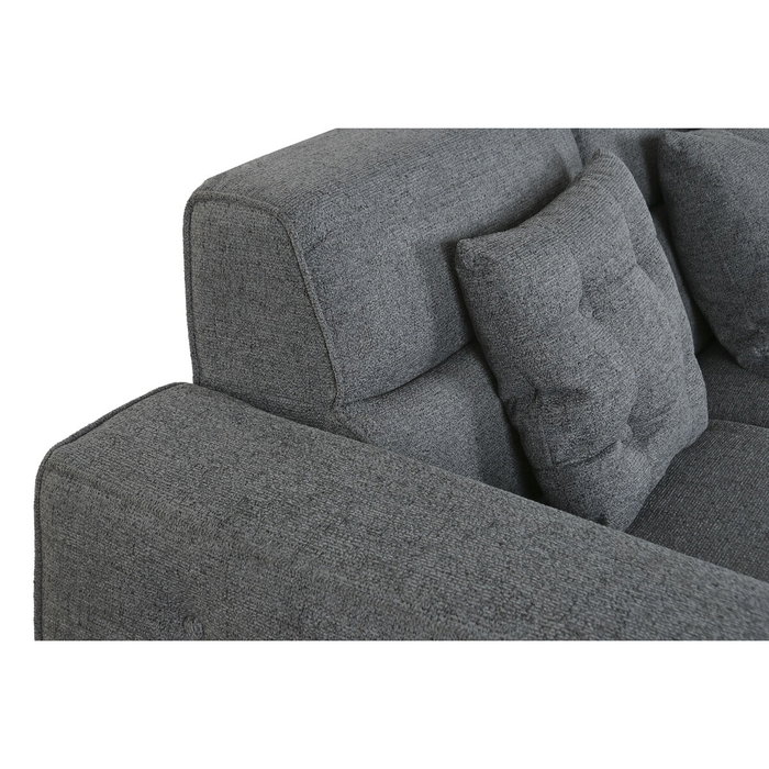 DKD Home Decor Sofá Modular Gris Oscuro DKD Home Decor Sofá Modular Gris Oscuro