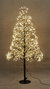 DKD Home Decor Árbol LED Metal 40x40x120 Luz Cálida Negro
