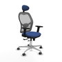 PIQUERAS Y CRESPO Silla de oficina Jorquera Azul marino y Gris