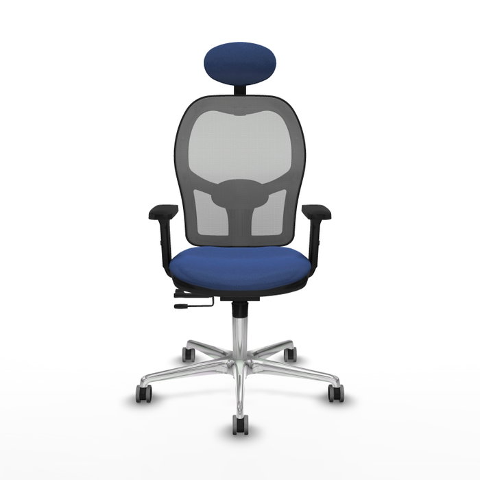 PIQUERAS Y CRESPO Silla de oficina Jorquera Azul marino y Gris