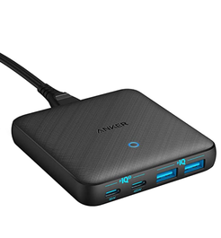 Anker 543 PowerPort Atom III Cargador 65W Slim 4 Puertos Negro