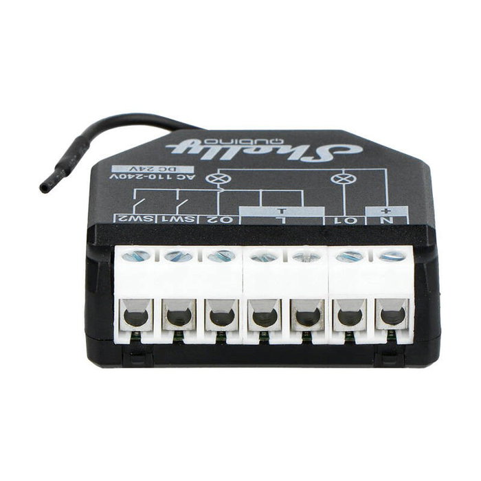 Shelly Qubino WAVE 2PM Interruptor inteligente 16A 2 canales