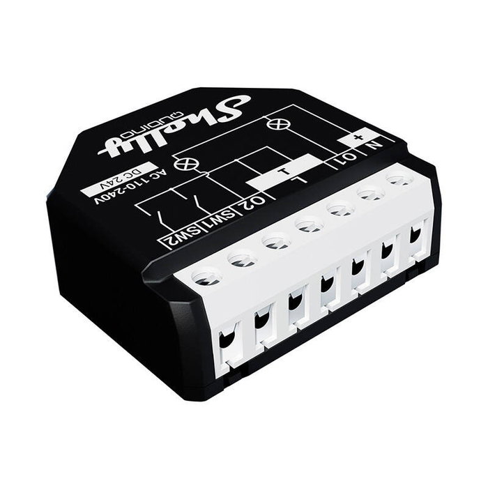 Shelly Qubino WAVE 2PM Interruptor inteligente 16A 2 canales