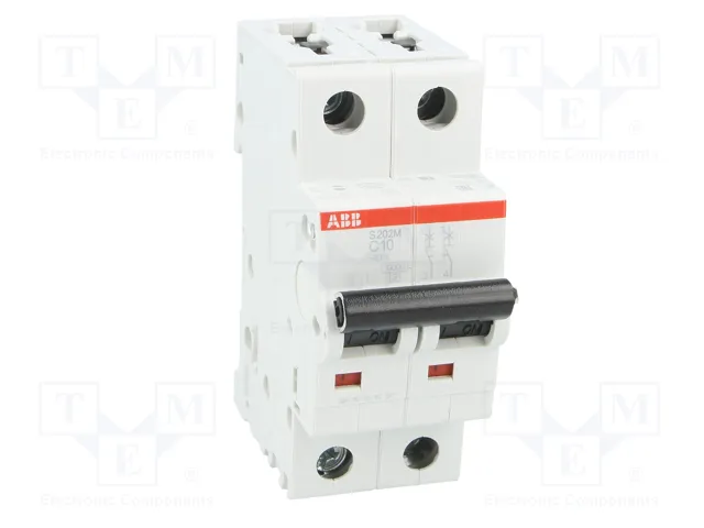 ABB S200M-C10 Interruptor magnetotérmico 10A 2 polos