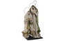 DKD Home Decor Nacimiento de Poliéster Beige y Verde