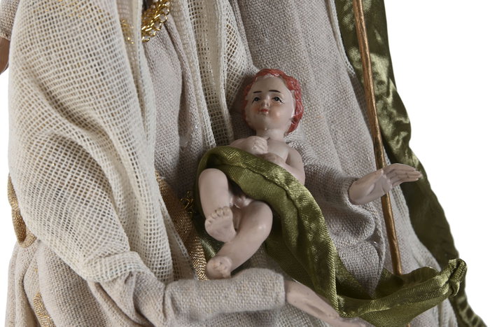 DKD Home Decor Nacimiento de Poliéster Beige y Verde DKD Home Decor Nacimiento de Poliéster Beige y Verde