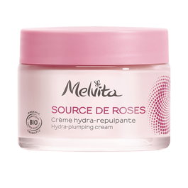 Melvita Source de Roses Crema Hidratante Repulpante Recarga 50 ml para Pieles Normales o Mixtas