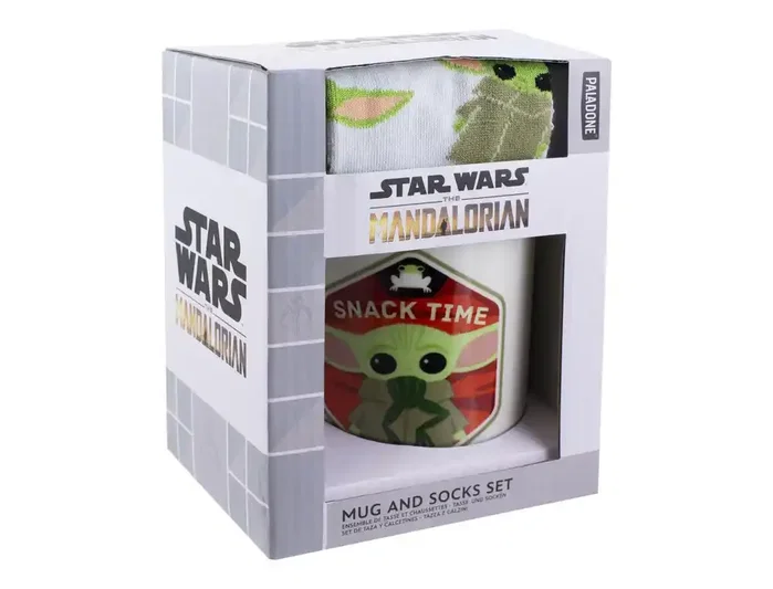 Wondee Set Mandalorian calcetines y taza Baby Yoda The Mandalorian Wondee Set Mandalorian calcetines y taza Baby Yoda The Mandalorian