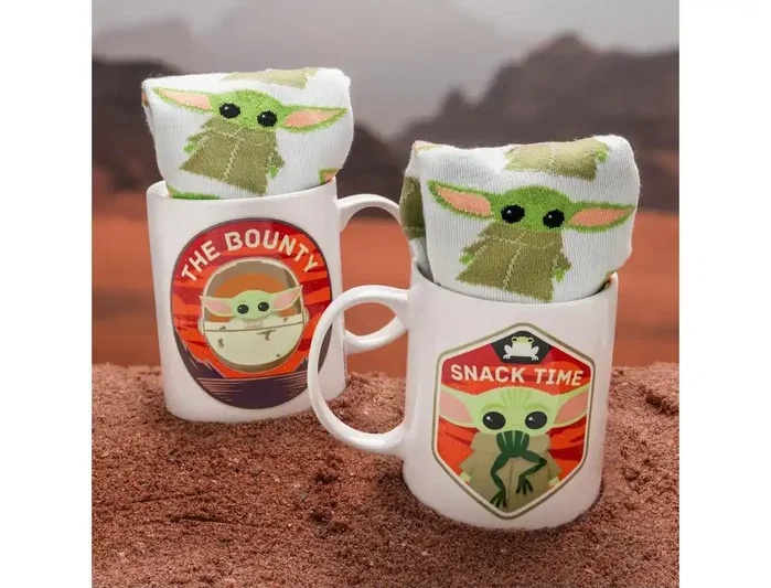 Wondee Set Mandalorian calcetines y taza Baby Yoda The Mandalorian Wondee Set Mandalorian calcetines y taza Baby Yoda The Mandalorian