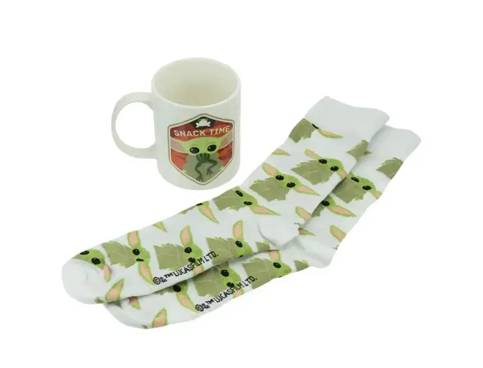 Wondee Set Mandalorian calcetines y taza Baby Yoda The Mandalorian Wondee Set Mandalorian calcetines y taza Baby Yoda The Mandalorian
