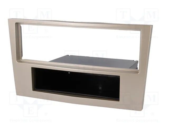ACV Bastidor de montaje de radio 1 DIN para Opel, satin-stone