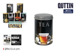 Inde Bote Metal Tea 9 cm x 9 cm x 13.4 cm (24 Unidades)