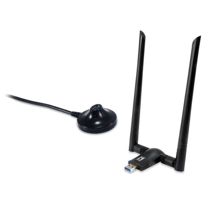 Level One WUA-1810E Adaptador WiFi USB 3.0 Dual Band AC1200 Level One WUA-1810E Adaptador WiFi USB 3.0 Dual Band AC1200